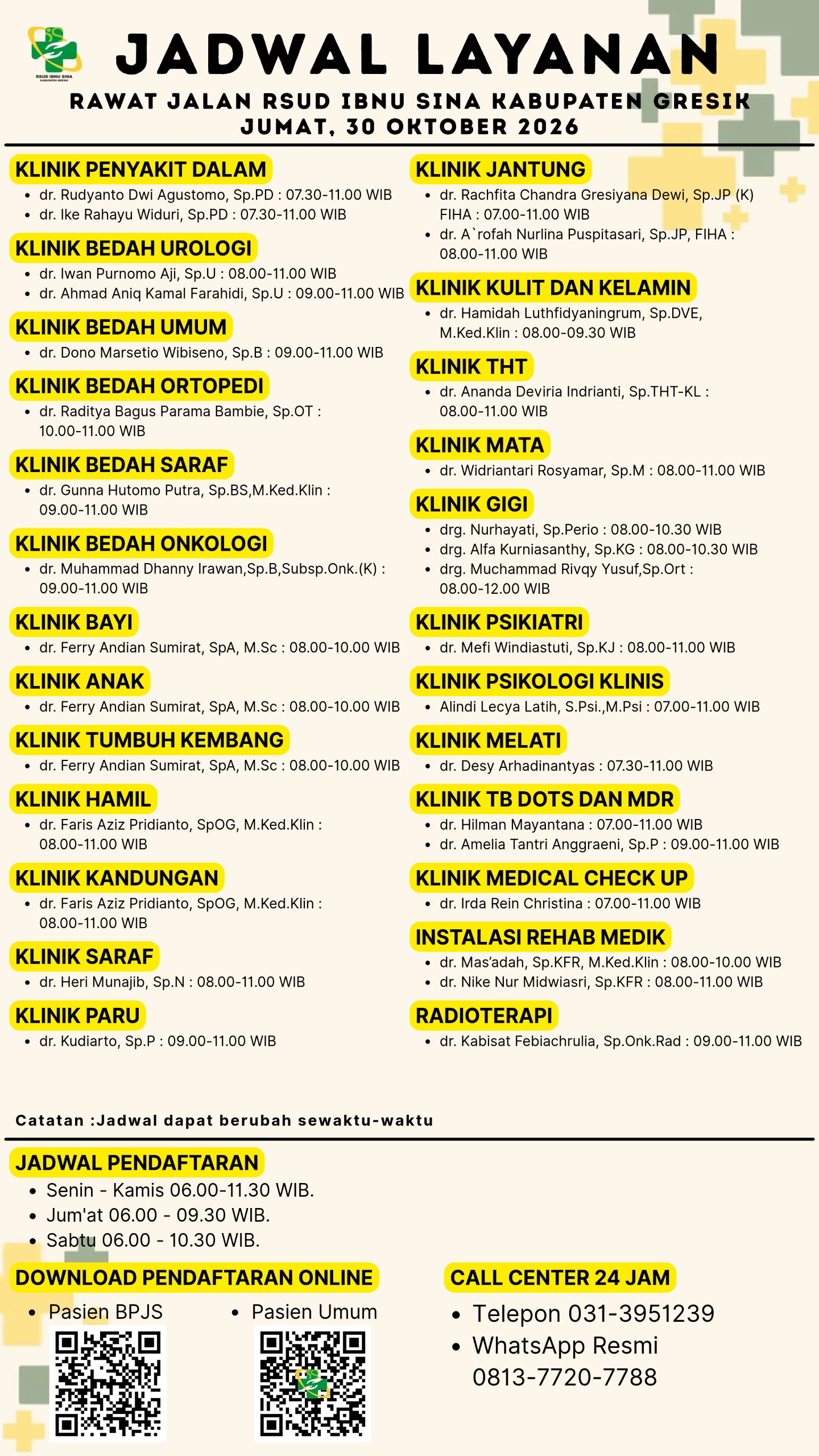 Jadwal Dokter